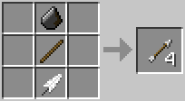 Minecraft arrows recipe